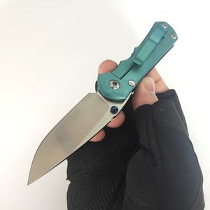 Version de personnalisation limitée Chris Reeve Couteau pliant Petit manche en fibre de carbone Inkosi Cadre en titane anodisé Ponçage Lame S35VN Outils de camping Poche EDC