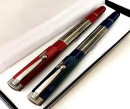 Limited Edition Inheritance Series Egypte Style Rollerball Pen Uniek Metaalsnijwerk Schrijven Balpen Kantoor Schoolbenodigdheden Wi5940913