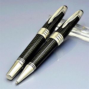 Limited edition John F Kennedy Black Carbon Fiber Rollerball Pen Ballpoint Fountain Pens Writing Office School Supplies met 25138021