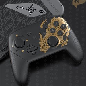 Edición limitada Monster Hunter Bluetooth Wireless Pro Controller Gamepad Joypad Remote para Nintend Switch Console con embalaje al por menor DHL Fast