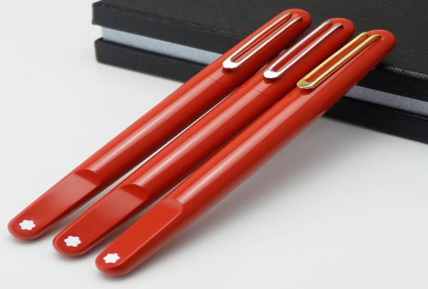 Édition limitée Rouge Red Magnetic Cap Rollerball Pen Scarving Office Business Fashion BrandCuffLinks Option5249661