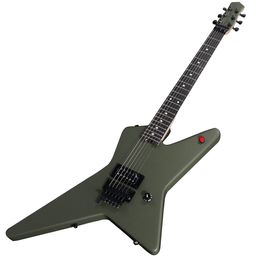 Guitare Drab Army Star Ebony Matte en édition limitée