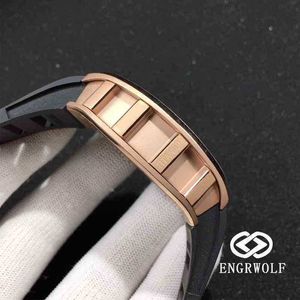 Édition limitée SUPERCLONE montres designer de montres-bracelets Montre mécanique de luxe pour hommes Richa Milles Montre-bracelet Wine Barrel Rm052 Series 2824 Auto