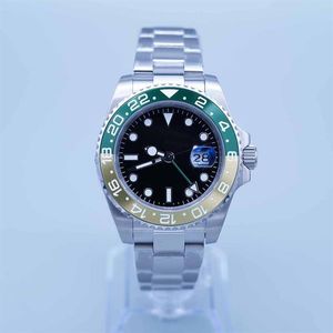 Limited GMT Purole Ceramic Bezel Mens Watches 40mm Automatic Mechanical Watch Stainless Steel Sapphire WristWatches Super luminous233s