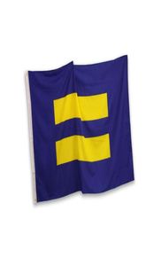 Limited Human Rights Campaign LGBT Gelijkheid Vlaggen 3039X5039 Voet 100D Polyester Hoge Kwaliteit Met Messing Ringetjes4619486