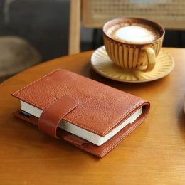 Limited Imperfecto Moterm Full Grain Vegetable Tanned Tanned Original A6 Plus Cover for A6 Stalogy Notebook Planner Organizer
