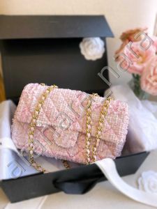 roze portemonnee designer tas roze tas geweven tas Fashion Vintage crossbody tas Leuke en charmante damestas