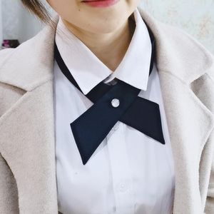 Linbaiway, pajarita para mujer, uniforme escolar para hombre, lazo, ropa de negocios, corbatas para novio, camisa de fiesta, accesorios, logotipo personalizado