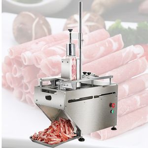 Trancheuse de viande fraîche automatique LINBOSS Machine commerciale de boeuf de mouton tranché haute efficacité