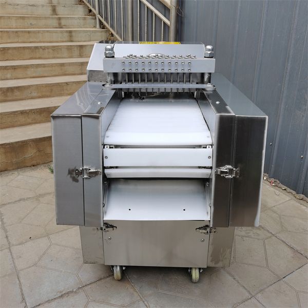 Máquina cortadora de carne para el hogar LINBOSS, comercial, automática, de carne congelada, pollo, cubo