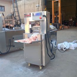 LINBOSS coupe-viande électrique automatique trancheuse d'agneau Machine en acier inoxydable CNC coupe simple mouton rouleau Machine