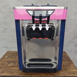 LINBOSS máquina de helados suaves de escritorio eléctrica comercial automática de alta calidad para el hogar máquina de batidos 2000w
