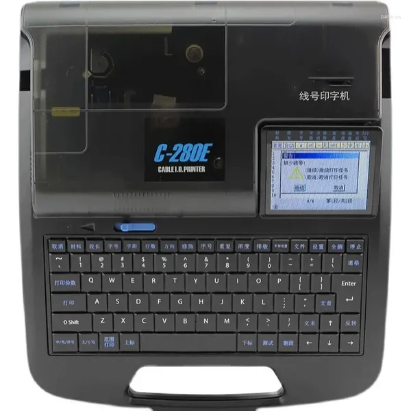 Numéro de ligne Machine C-280E Codage de tube informatique 280T Imprimante d'étiquette de numérotation des manches rétractable 280T