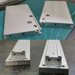 Guía lineal Rail Aluminio CNC Marco de marco Enrutador de madera 3040 6040 Interruptor de límite de vía de guía lineal para fresa de grabado de bricolaje