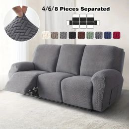 Cubierta de sofá reclinable para ropa de cama para sala de estar barata Lazy Lazy Relá Slip -Slip -Slip Tarra Protector Elástico Jacquard Silla de sillón Cubierta 1/2/3 MAPEA