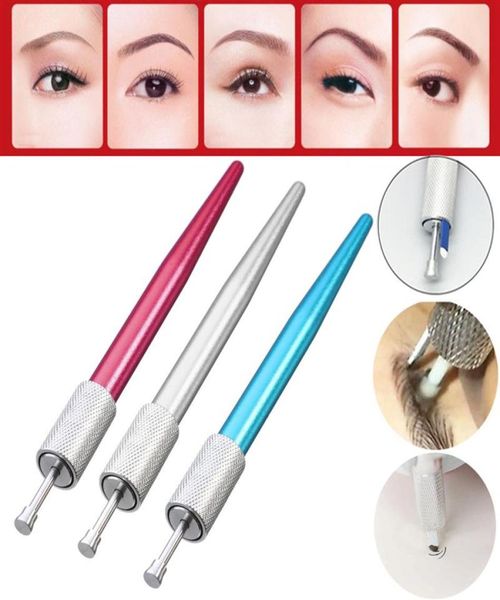 Delineador Microblading Pen Machine Caneta Tebori clásico Manual ceja para maquillaje permanente cejas Lip6579924