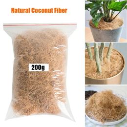 Doublures 200g couverture fleur anti-insectes naturel chaud artisanat fibre protéger pot de fleurs literie d'oiseaux nid de reptile cosse de noix de coco garder le sol des plantes