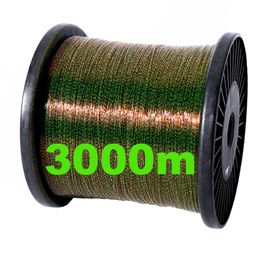 Lignes 3000m 1000m Ligne de pêche invisible 3D 3D Bionic Bionic Flacae à revêtement fluorocarbone