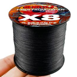 Lignes Ghotda Winter x8 Multifilament Fishing Line x8 Traded Fishing Line 8 brins Cordon Cordon Corde Corde de pêche 300M / 500M / 1000M