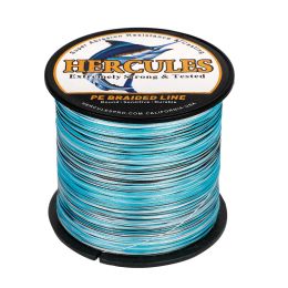 Lines Ligne de pêche Hercules 9 brins Multifilament 10100LB PE tressé 100M ligne pêche à la carpe loisirs de plein air pêche cadeaux pour hommes