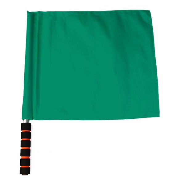 Flag de ligne Flag Easy-Grip haute visibilité portable 4 couleurs Flag arbitre de football pour le football