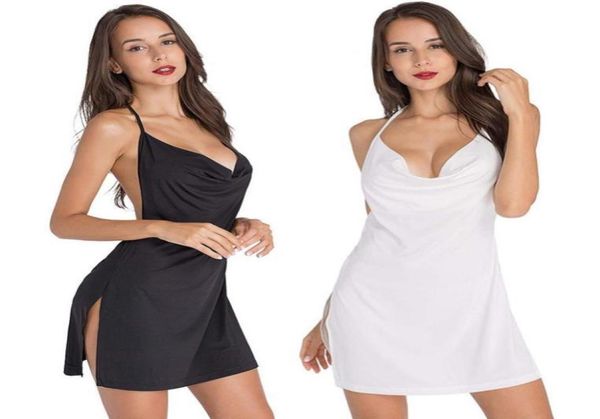 Lingerie Porno Babydoll CEKC Sleepwear Pyjamas Femmes Costumes de sexe en peluche Para Robe sexy pour sous-vêtements Langerie de Xiaomi Yo6375811