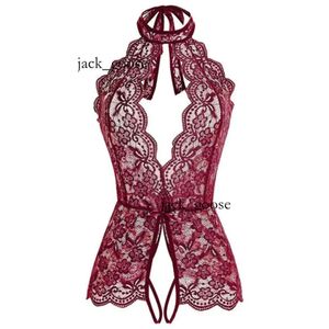 Lingerie sexy erotische porno-lingerieset dames nachtkleding dames diepe V open erotische lingerie kanten transparante bh-set sexy kostuums kruisloze bodysuit vrouwelijk un 443