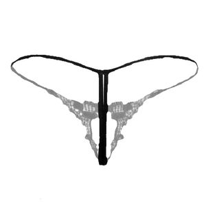 Lingerie Femme Nouveau G-Strings Transparent B B Sexy Dentelle B Tongs Culotte G String Avec Perle Crotchless Culotte Sexe Taille Basse Femme Unde GG