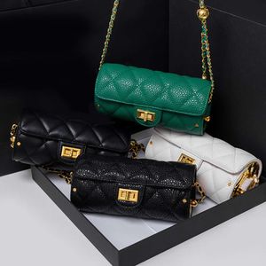 Lingge Chain – sac à bandoulière en cuir véritable pour femmes, nouveau sac à bandoulière simple, petit cylindre parfumé, 2024, 78% de réduction sur le magasin, vente en gros