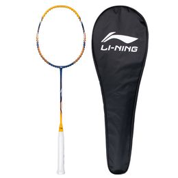 LiNingg nouveau produit assaut 1 raquette de Badminton attaque à pleine vitesse raquette de Badminton en carbone raquette unique AYPS015-1