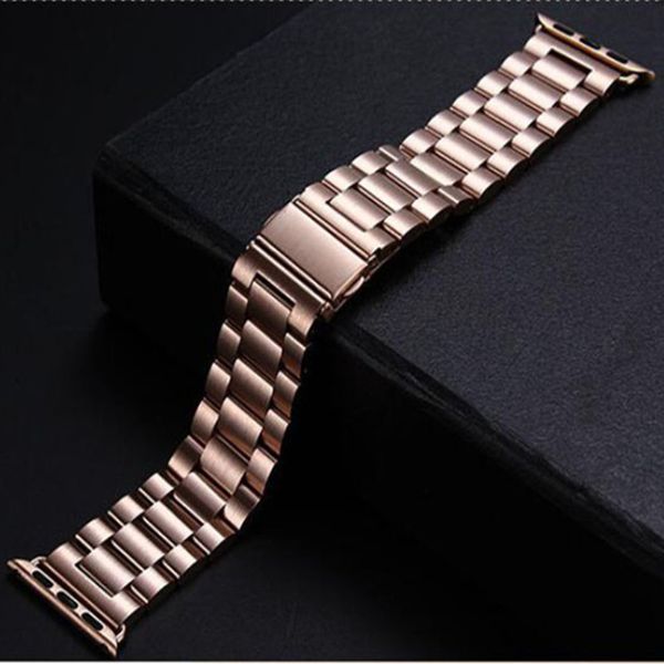 Bracelet en acier inoxydable du bracelet en métal pour Apple Watch Band Ultra 49 mm 45 mm 44 mm 42 mm 41 mm 40 mm 38 mm