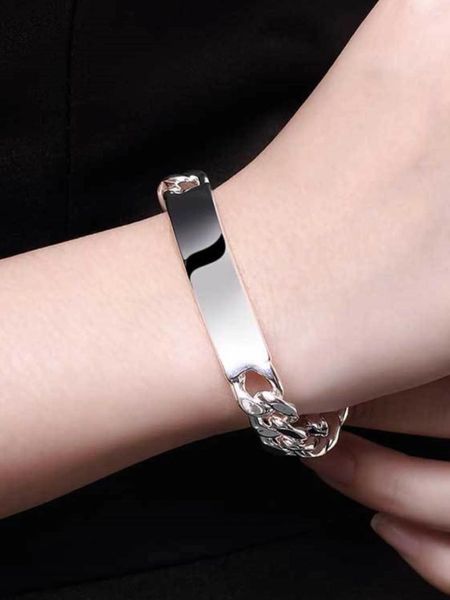 Bracelets de liaison 1 bracelet en acier inoxydable à la mode et minimaliste pour hommes pour les accessoires de voyage à usages quotidiens