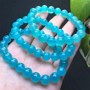 Bracelets de liaison 10 mm Bracelet Amazonite Femmes Tendy Reiki Heury Elastic Yoga Energy Bijoux Bijoux 1PCS