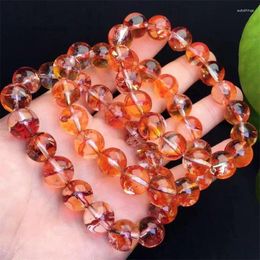 Linkarmbanden 12 mm Natuurlijke Koi Phoenix Feather Quartz Bracelet Fashion Crystal Gemstone sieraden Reiki Healing Gift voor vrouwen 1 stks