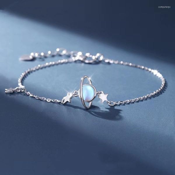 Bracelets à maillons en pierre de lune polaire pour femmes, perles tendance, bijoux à bricoler soi-même, classique, à breloques, amour de rêve, 2023