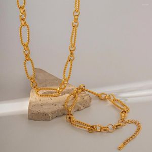 Linkarmbanden 24K Gold Pating Bracelet voor damesjuwelenset DD10113