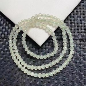 Bracelets de liaison 4,8 mm en dentelle naturelle Agate Triple Circle Bracelet Smooth Gemstone Reiki Guérison Jewelry Energy Crystal Holiday Gift