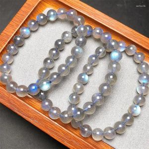 Bracelets de liaison 8,5 mm Bracelet naturel Bracelet Bracelet Crystal Quartz bijoux de pierre de pierre Reiki Guérison Cadeau pour les femmes 1pcs