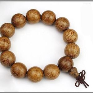 Lien Bracelets Ale fait à la main en bois naturel perles Bracelet élastique bouddha hommes femmes mode bijoux cadeaux WL92
