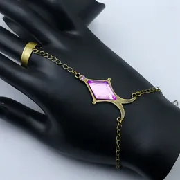 Bracelets link anime magica akemi homura cosplay soul gem bracelet accessoires de bijoux de chaîne de mains
