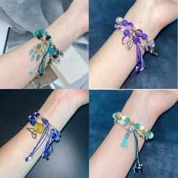 Bracelets de liaison anime robin aventurine féminin bracelet honkai star rail femme cosplay cosplay charmante chaîne cristal bangles cadeau cadeau