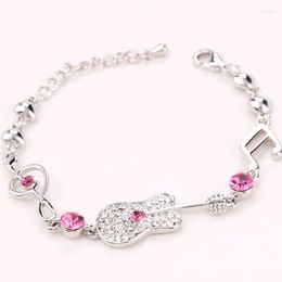 Link armbanden BN-00004 Damesjuwelen met items Lage prijs Luxe gitaar voor vrouwen Valentijnsdag Gift Lovers