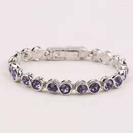 Bracelets à maillons en cristal autrichien BN-00025, bijoux à la mode coréenne pour femmes, cadeau pour la journée de la femme du 8 mars, pour femme