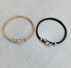 Lien Bracelets Chaîne À La Main Perlé 1.7mm En Acier Inoxydable Corde De Guitare Dainty Ressorts Extensible Ensemble Pour Hommes Femmes Bracelet En Gros JewelL