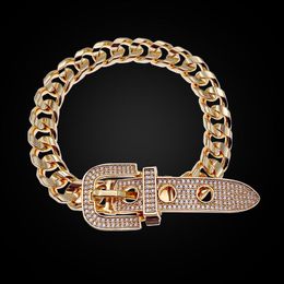 Link Bracelets Chain Vankeliif Simple Bangle unisex sieraden All Micro ingelaid met Lock Bracelet Fashion GiftLink LinkLink