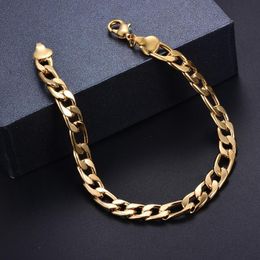 Bracelets Link Chain Wando Bracelet Men Vintage Gold Color Dubaï ethnique Afrique / Arabe / Middle East Bangles Bijoux Godes Handsome Drop # 2