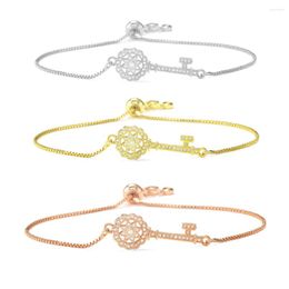 Braccialetti di collegamento CZ CHIRCON CRISTAL CHIARICO CHANDE BRACCHETTO CATERA DI ROPER CATENA DI ROSE ORO DI ROSE GOLLE PER DONNA GIOITÀ