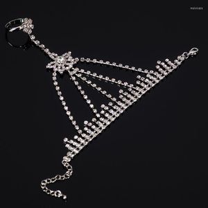 Linkarmbanden ontwerpen zilver kleur magnetisch drijvende medelband met hart hangers mode vrouwen strass wholesle b113