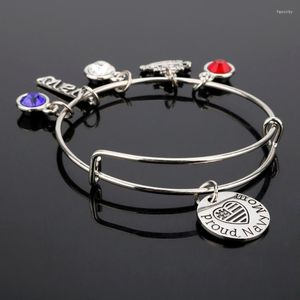 Link armbanden dongsheng trotse marine moeder charmes armbanden voor familie armband Moederdag cadeau-25