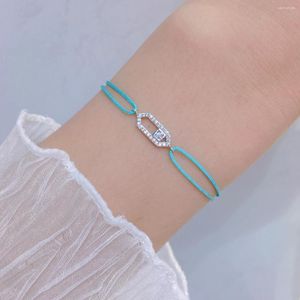 Bracelets à maillons pour femmes, bijoux à la mode, réglables, cadeau de saint-valentin, corde de fête, accessoires empilables